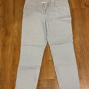 Old Navy Navy and White Striped Pants